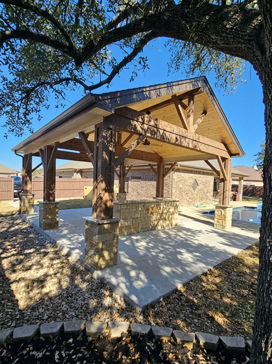 Pool and pool house additions